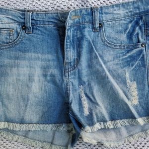 Denim shorts